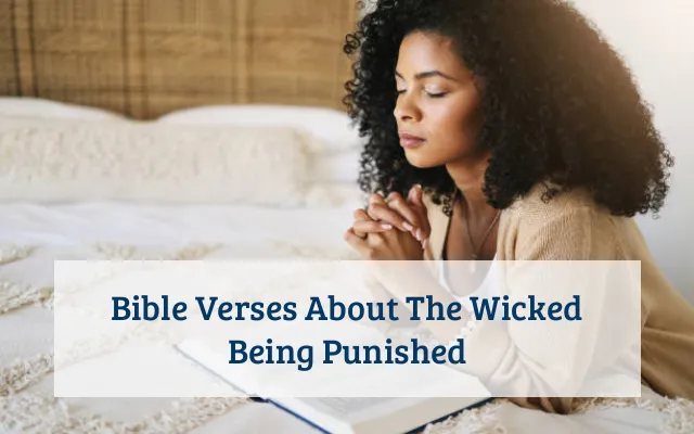 Bible Verses About The Wicked Being Punished