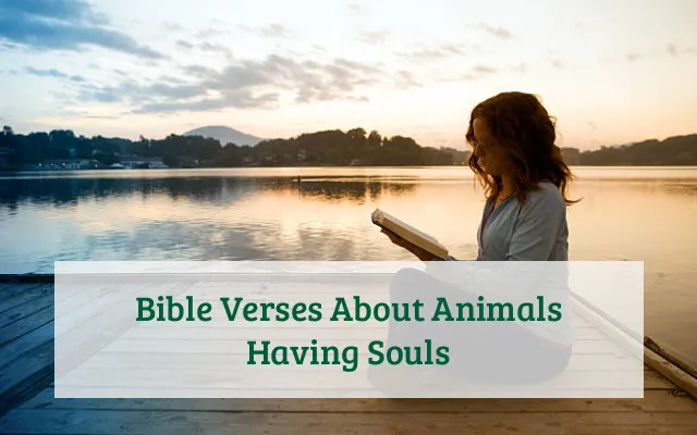 Bible Verses About Animals Having Souls